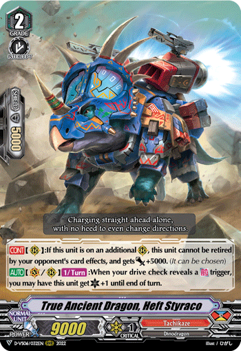 True Ancient Dragon, Heft Styraco - D-VS06/032EN