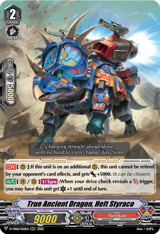 True Ancient Dragon, Heft Styraco - D-VS06/032EN