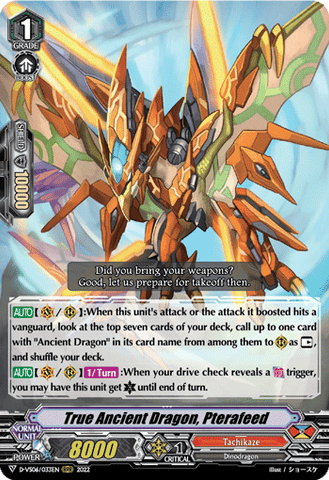 True Ancient Dragon, Pterafeed - D-VS06/033EN