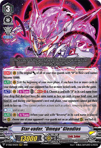 Star-vader, "Omega" Glendios - D-VS06/042EN