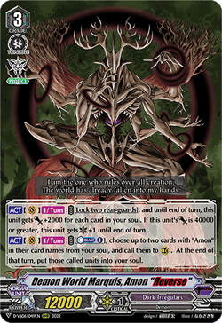 Demon World Marquis, Amon "Яeverse" - D-VS06/049EN