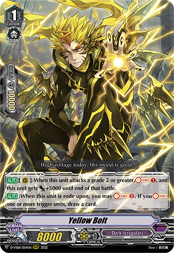 Yellow Bolt - D-VS06/054EN