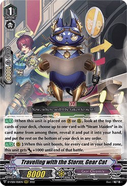 Traveling with the Storm, Gear Cat - D-VS06/058EN