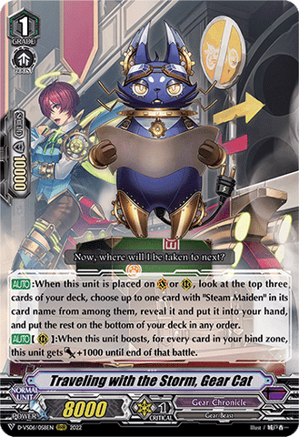 Traveling with the Storm, Gear Cat - D-VS06/058EN