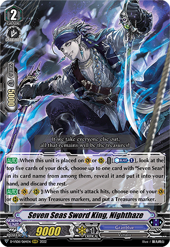 Seven Seas Sword King, Nighthaze - D-VS06/064EN