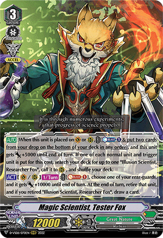 Magic Scientist, Tester Fox - D-VS06/070EN