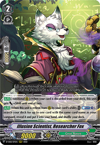 Illusion Scientist, Researcher Fox - D-VS06/071EN