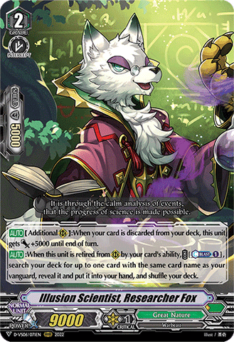 Illusion Scientist, Researcher Fox - D-VS06/071EN