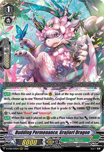 Budding Permenance, Grajiorl Dragon - D-VS06/078EN