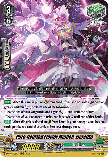 Pure-hearted Flower Maiden, Fiorenza - D-VS06/081EN