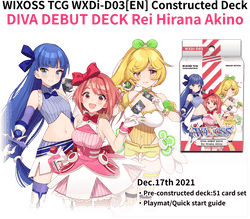 Diva Debut Deck Rei Hirana Akino (English) Wixoss Constructed Deck