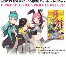 Diva Debut Deck WOLF LION LOVIT (English) Wixoss Constructed Deck