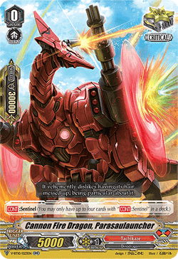 Cannon Fire Dragon, Parasaulauncher