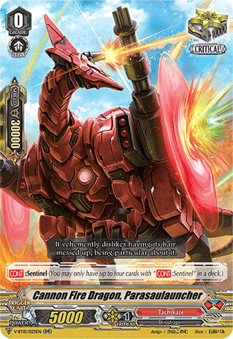 Cannon Fire Dragon, Parasaulauncher