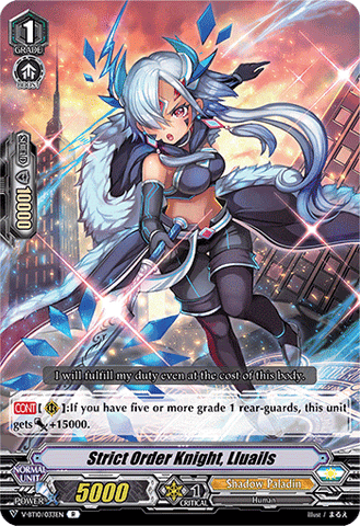 Strict Order Knight, Lluails