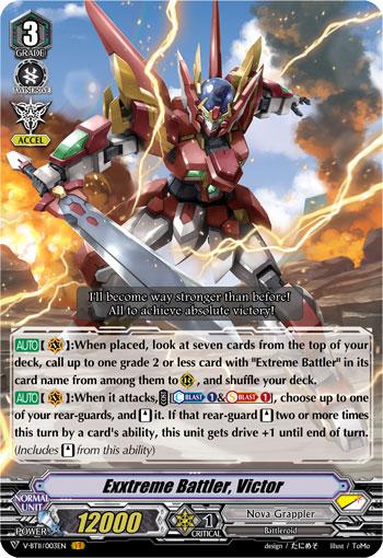 Exxtreme Battler, Victor