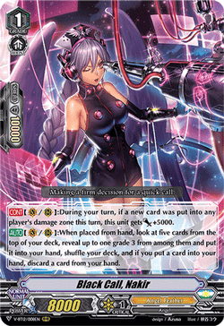 Black Call, Nakir