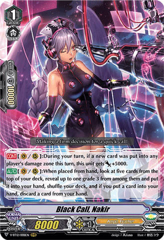 Black Call, Nakir