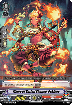 Flame of Varied Change, Peklenc