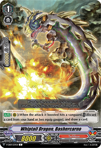 Whiptail Dragon, Bashercarno