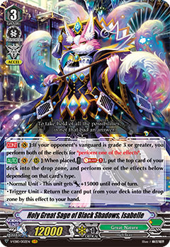 Holy Great Sage of Black Shadows, Isabelle